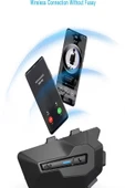 ULTRATEKNO Yeni Model Maxto MX2 Intercom Motosiklet Kask Hoparlörü Bluetooth Intercom Hi-Fi Ses IPX6 - 3