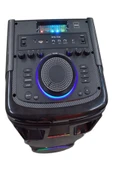 ULTRATEKNO BTS-1708 200W Karaoke Ses Sistemi 2x10 inç RGB Efektli Party Box Mikrofonlu Bluetooth Hoparlör - 2