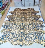 Acassia Home Baskılı Kaymaz Deri Taban Leopar Post (160x200) - 1