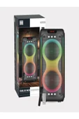 ULTRATEKNO BTS-1829 100W Karaoke Ses Sistemi 2x10 inç RGB Efektli Party Box Mikrofonlu Bluetooth Hoparlör - 3