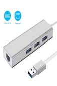 ULTRATEKNO 3 Bağlantı Usb3.0 To 3usb3.0 10/100 Mbps Ethernet Kablolu Çevirici - 3