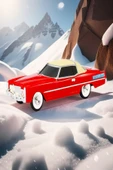 ULTRATEKNO 1966 Cadillac Model Retro Araba Bluetooth Hoparlör Fm Radyo USB Tf Aux Destekli Speaker - 2