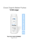 Clooe Organik Bebek Pudrası (200gr) - Organik İçerik, Ferahlatıcı Etki, Hassas Ciltlere Özel - 1