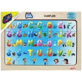 Playwood - Ahşap Eğitici Puzzle Harfler- 20 Parça - 1