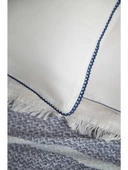 Apricitas Home Cali Indigo Çift Kişilik %100 Pamuk Nevresim Takımı ve Yatak Örtüsü Seti - 5