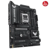 ASUS TUF GAMING B850-PLUS WIFI, 4xDDR5, 3x M.2, HDMI, DP, Type-C, Wi-Fi 7, Bluetooth v5.4, AMD Ryzen 9000 Serisi, AM5 Soket Anakart - 3
