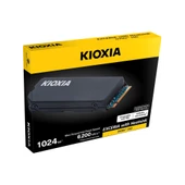KIOXIA EXCERIA HEATSINK G4, LSC11K1T02G8, 1TB, 6200/4900, Gen4, NVME PCIe M.2 2280, SSD,Sogutuculu thumbnail 1