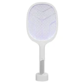 ASONIC AS-A25, Beyaz-Gri, 3000V, Raket Tipi, UV Mor Isikli, 1200mAh, Bataryali, Sarj Edilebilir, Sinek Öldürücü thumbnail 1