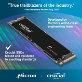 CRUCIAL P3 1TB 3500/3300MB/s M.2 2280 PCIe NVME SSD CT1000P3SSD8 - 2