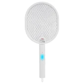 ASONIC AS-A26, Beyaz, 3000V, Raket Tipi, UV Mor Isikli, 1200mAh, Bataryali, Sarj Edilebilir, Katlanabilir, Sinek Öldürücü - 1