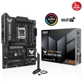 ASUS TUF GAMING B850-PLUS WIFI, 4xDDR5, 3x M.2, HDMI, DP, Type-C, Wi-Fi 7, Bluetooth v5.4, AMD Ryzen 9000 Serisi, AM5 Soket Anakart - 1