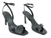 Feles Bilekten Bağlamalı Tek Bant Kadın Topuklu Ayakkabı thumbnail 1