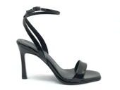 Feles Bilekten Bağlamalı Tek Bant Kadın Topuklu Ayakkabı thumbnail 5