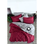 ÇİFT KİŞİLİK RANFORCE YORGAN PRESTİGE V1 BORGO GRİ - 1
