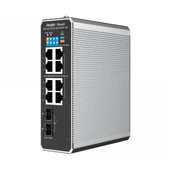 RUIJIE REYEE RG-NIS2100-8GT2SFP-HP 8 PORT 10/100/1000 8 PORT POE 2 X SFP 240 WATT RUJIE CLOUD YONETILEBILIR ENDÜSTRIYEL - 1
