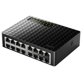CUDY FS1016D 16 PORT 10/100 YONETILEMEZ DESKTOP SWITCH PLASTIK KASA - 2