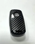 Volkswagen JETTA , POLO , GOLF  Seat Skoda Siyah Karbon Anahtar Kılıfı 3 Tuşlu thumbnail 3