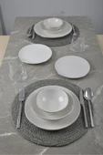 Hayal Platin Yaldız 8 Parça 2 Kişilik Porselen Yemek Seti - 4