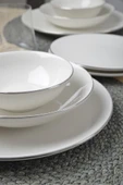 Hayal Platin Yaldız 8 Parça 2 Kişilik Porselen Yemek Seti - 2
