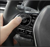 Toyota RAV4 XA50 & Corolla E210 Hybrid (2019-2024) için Fit Direksiyon Düğme Kaplama thumbnail 5