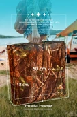 Moda Home Bedding Sıvı Geçirmez Minder | Dekoratif,Balkon, Bahçe, Plaj, Kamp, Havuz ve Palet Minderi(Kare KY) - 5
