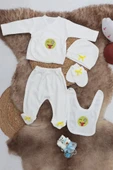 Sema Baby 5 Parça Hastane Çıkışı Zıbın Seti 0-3 Ay - 1