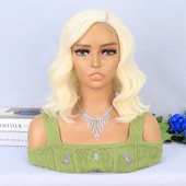 Platin Yan Tül Peruk thumbnail 1