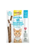 Gimcat Sticks Somon Morina Tahılsız Ödül Çubukları 4'lü 20 gr x 10 Adet - 1