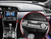 HONDA Civic 10. Nesil 2016-2021 için Premium Karbon Fiber Paneli Kapak Süsü 6. RESME BAKINIZ - 5