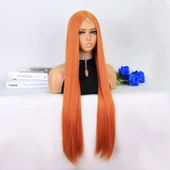 Bakır Ekstra Uzun Tül Peruk thumbnail 2