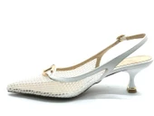 Feles Dantel Detaylı Arkası Açık Stiletto Kadın Topuklu Ayakkabı thumbnail 5