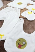 Sema Baby 5 Parça Hastane Çıkışı Zıbın Seti 0-3 Ay - 3