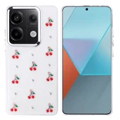 Xiaomi Redmi Note 13 Pro 4G Kılıf Airbag Tasarımlı Simli Şeffaf Zore Kutup Kapak - 3