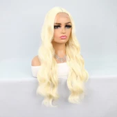 Uzun Dalgalı Platin Tül Peruk thumbnail 2