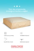 Moda Home Bedding Sıvı Geçirmez Minder | Dekoratif,Balkon, Bahçe, Plaj, Kamp, Havuz ve Palet Minderi(Kare B) - 2