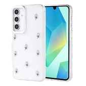 Galaxy A16 Kılıf Airbag Tasarımlı Simli Şeffaf Zore Kutup Kapak - 1