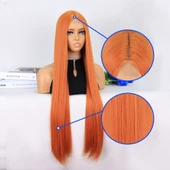 Bakır Ekstra Uzun Tül Peruk thumbnail 4