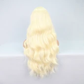 Uzun Dalgalı Platin Tül Peruk thumbnail 4