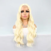 Uzun Dalgalı Platin Tül Peruk thumbnail 1