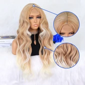 Balköpüğü Platin Röfleli Dalgalı Tül Peruk thumbnail 4