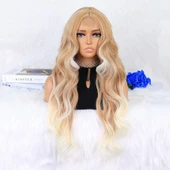 Balköpüğü Platin Röfleli Dalgalı Tül Peruk thumbnail 1