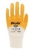 BEYBİ SARI-BEYAZ NİTRİL ELDİVEN KN-1 NO:9 - 2