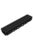 PLS 200X145X1000 DRENAJ KANALI+IZGARA SİYAH - 1