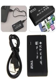 ULTRATEKNO 26 in 1 Çoklu Kart Okuyucu Usb Sd Sdhc Mini Micro Sd Memory Stick Duo M2 Mmc Xd CF - 3