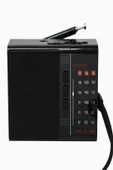 ULTRATEKNO M-568BT Mini Cep Radyosu Bluetooth Hoparlör Şarjlı FM Radyo Micro SD MP3 Desteği AUX Kulaklık Çıkışı - 6