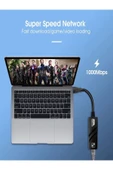 ULTRATEKNO Usb 3.0 To RJ45 Gigabit Ethernet Adaptörü Kablolu USB Dönüştürücü 1000 Mbps Laptop PC Çevirici - 4