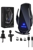 ULTRATEKNO Q3 Kızılötesi Sensörlü Havalandırma için Wireless Araç İçi Telefon Tutucu ve Şarj İstasyonu - 6