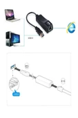 ULTRATEKNO Usb 3.0 To RJ45 Gigabit Ethernet Adaptörü Kablolu USB Dönüştürücü 1000 Mbps Laptop PC Çevirici - 8