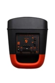 ULTRATEKNO 8"x2 45 WATT Taşınabilir RGB Bluetooth Hoparlör Karaoke Party Box + Kablosuz Mikrofon - 8