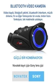 ULTRATEKNO Yeni Sürüm Maxto M3 intercom  360 Derece Dönen Kask Klipsli Kameralı Motosiklet Kask İntercomu - 2